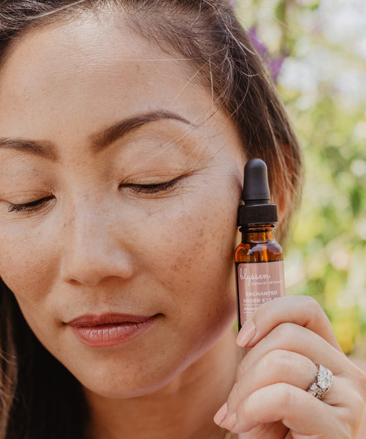 Easy 3 step natural botanical ingredients blissful skincare routine for moms