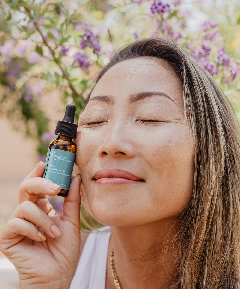 Fragrance free facial botanical cleansing oil