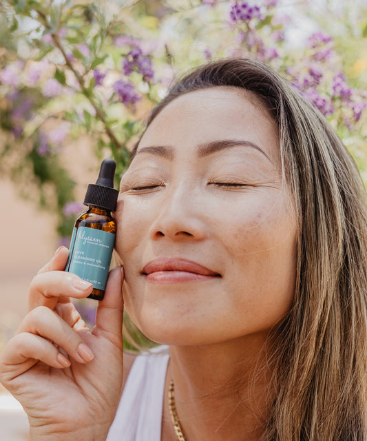 Fragrance free facial botanical cleansing oil