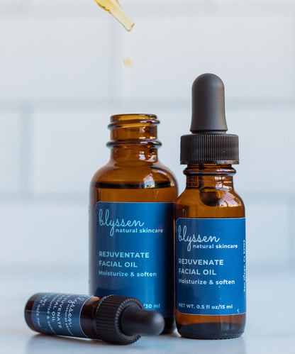 Rejuvenate botanical face oil for normal and sensitive skin