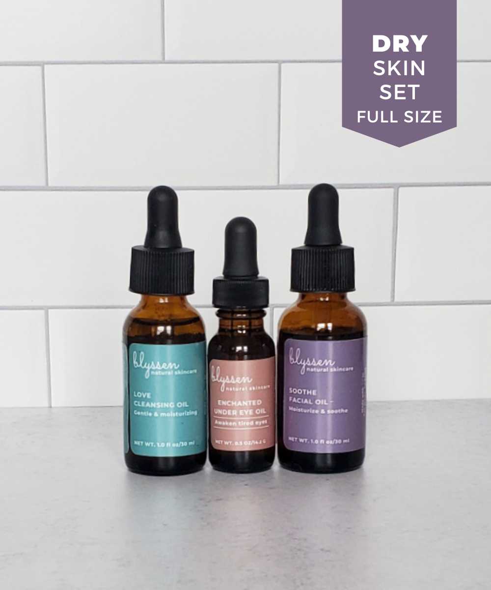 Simple 3 Step Routine Full Size Set - Dry Skin – Blyssen LLC
